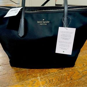 NWT Kate Spade Kitt large nylon tote with good hardware
